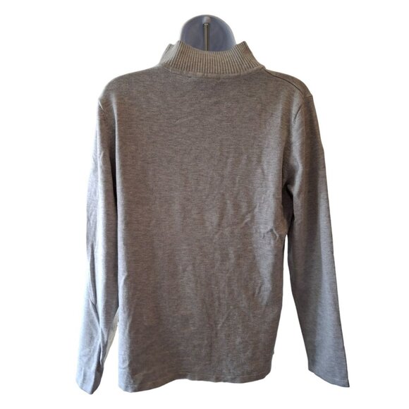 À La Carte Turtleneck Sweater XL Gray Long Sleeve Classic Cozy Minimalist - Picture 3 of 8